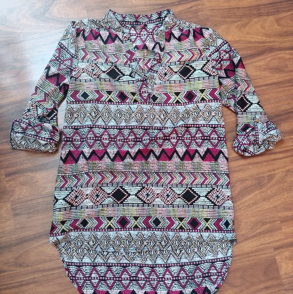 Tribal print tunic
